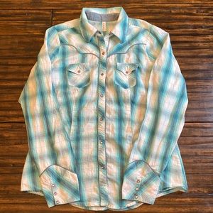 Roper Womens Button Up Western Top